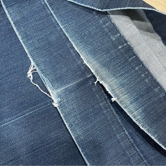 Lucky Brand Sailor Moon Wide Leg High Rise Blue Jeans‎ Flared 36x33 USA Stretch - Picture 11 of 11